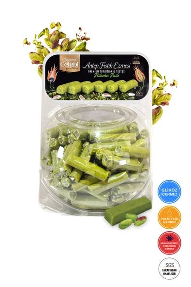 Gourmet Çelebi Sargılı Antep fıstık ezmesi -küre 2 kg 2 Kg ürün görseli 1