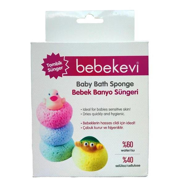 Bebekevi Mavi Banyo Tombik Sünger - Resim 3