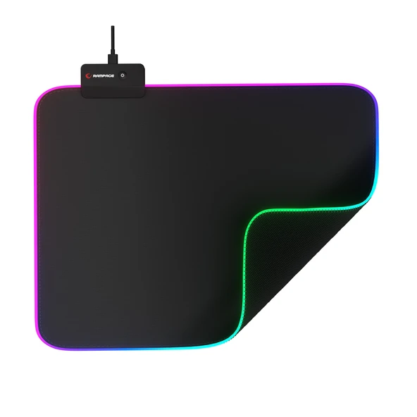 Rampage Blitz Rgb M (Mp-23) Siyah 252-328-3Mm Rgb Ledli Gaming Mouse Pad ürün görseli 1