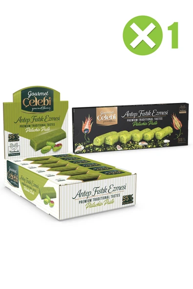 Gourmet Çelebi Antep Fıstık Ezmesi 200 Gr-30 gr (SARGILI) ürün görseli 1