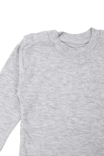 Unisex Gri Fitilli Badi - Resim 2