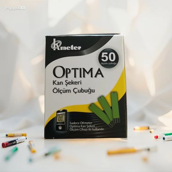 Şekeri Ölçüm Çubuğu - 50 Adet Strip - Kodlama Gerektirmez ürün görseli 1