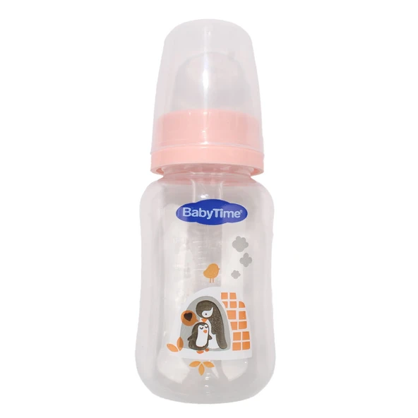 Babytime Pembe 5'li Biberon Set Kulpsuz - Resim 2