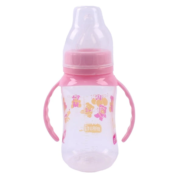 Barum Pembe Ayıcıklı Kuplu Biberon 150 ml - Resim 12