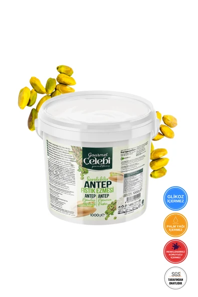 Gourmet Çelebi Kahvaltılık Antep Fıstık Ezmesi 1 Kg 1 Kg ürün görseli 1