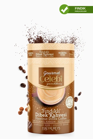 Gourmet Çelebi Fındıklı Dibek Kahvesi 250gr. ürün görseli 1