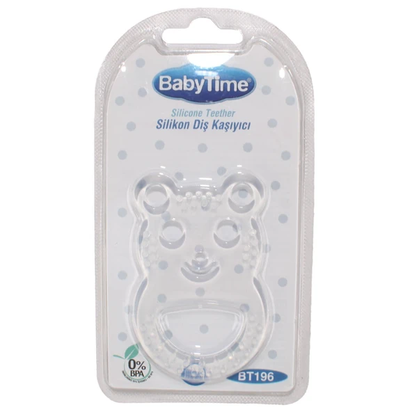 BabyTime Ayıcıklı Slikon Diş Kaşıyıcı ürün görseli 1