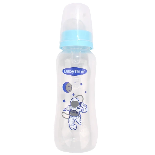 Babytime Mavi 5'li Biberon Set Kulpsuz - Resim 4