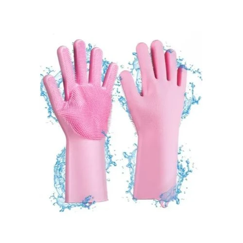 Sihirli Isıya Dayanıklı Silikon Çok Amaçlı Bulaşık Eldiven Fırçası Magic Gloves ürün görseli 1
