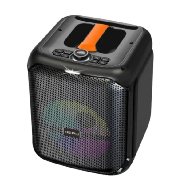 Hepu HP-975 Partybox Sarjlı Mikrofonlu Bluetooth 8” 15W Hoparlör ürün görseli 1