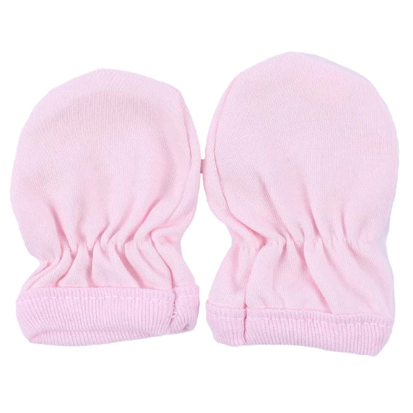 Pembe Lastikli Bebek Eldiveni - Resim 8