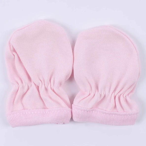 Pembe Lastikli Bebek Eldiveni ürün görseli 1