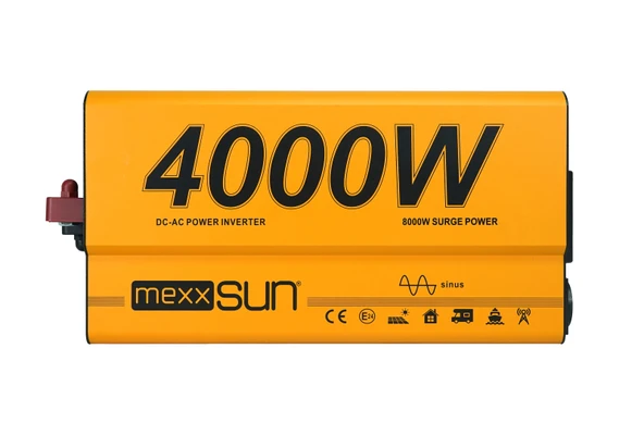 Mexxsun Tam Sinüs 12V 4000W İnverter ürün görseli 1
