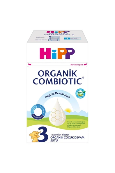 Hipp 3 Organik Combiotic Bebek Sütü 800gr ürün görseli 1