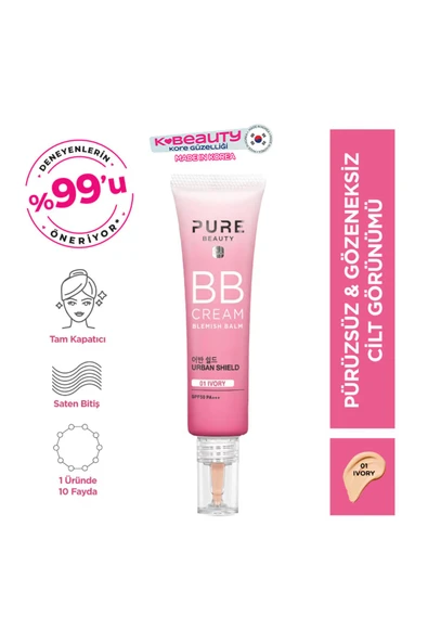 PURE BEAUTY BB KREM SPF50 PA IVORY 30 ML - 4894532999781 ürün görseli 1