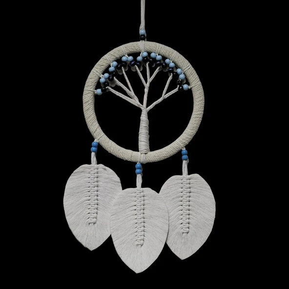 Rüya Kovan Hayat Ağacı Dream Catcher Ekru ürün görseli 1