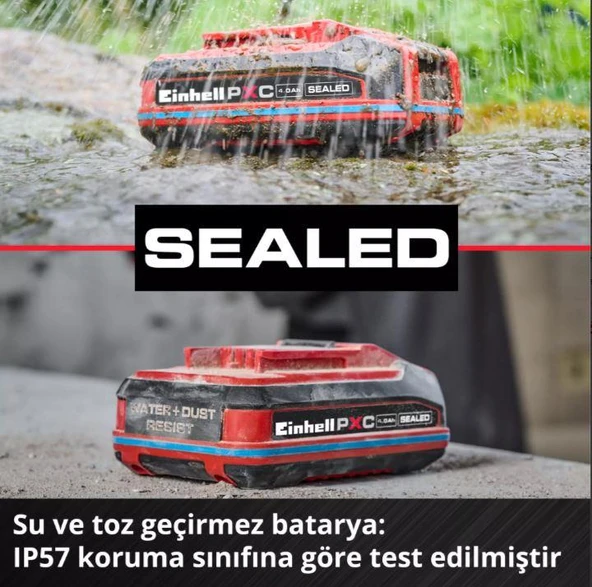 Einhell 18V 4,0 Ah SEALED PXC Plus, Akü - Resim 3