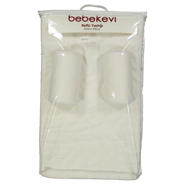 Bebekevi Unisex Beyaz Reflü Yastığı - Resim 4