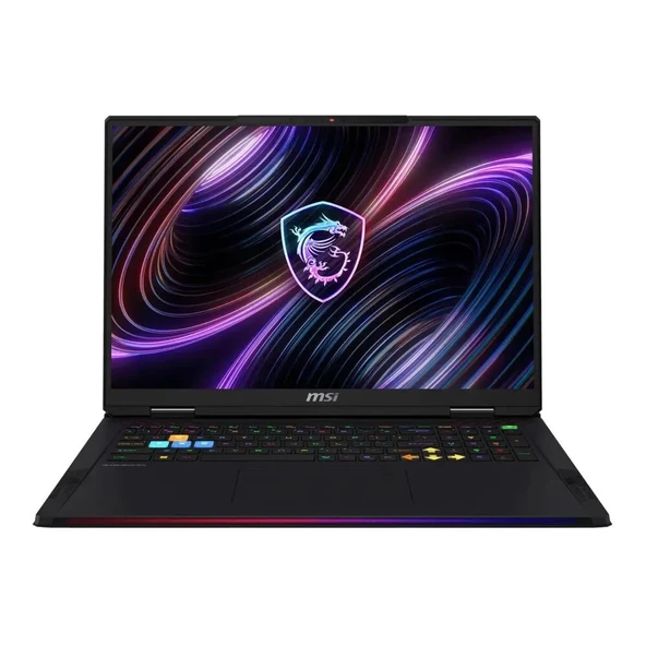 MSI Raider A18 HX A2WJ-1059TR Ultra 9 290HX Plus 64GB 4 TB SSD 24GB RTX5090 175W 18 UHD+ 120Hz Windows 11 ürün görseli 1