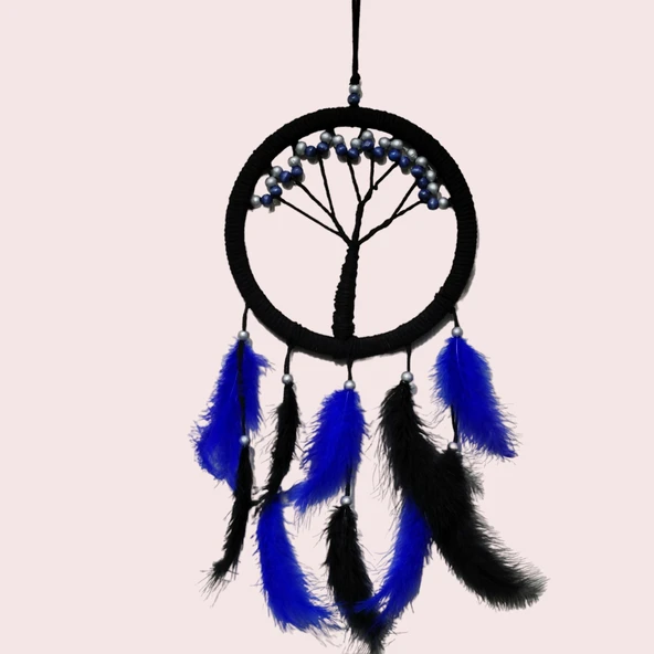 Mavi İncili Hayat Ağacı Dream Catcher ürün görseli 1