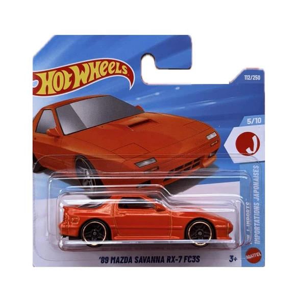 Hot Wheels Tekli Arabalar 89 MAZDA SAVANNA RX-7 FC3S (KISA KART) JJJ72 ürün görseli 1