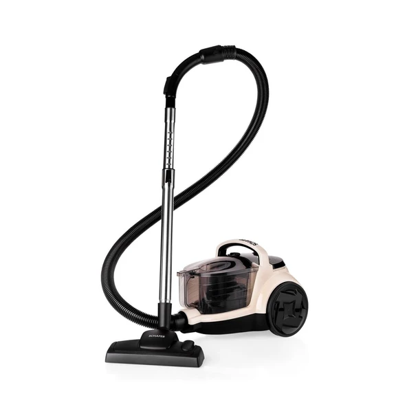 Schafer Vortex Toz Torbasız Elektrikli Süpürge-Krem/Siyah ürün görseli 1
