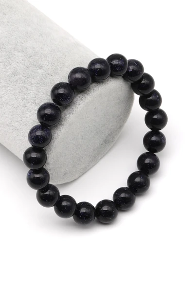 Mavi Yıldız Taşı Bileklik 10 mm Küre Kesim - BLK-2361 ürün görseli 1