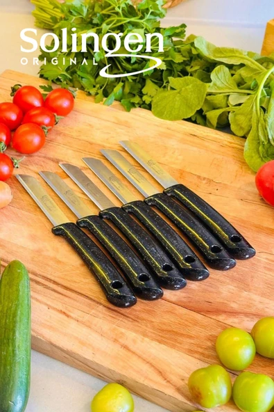 Solingen 6'lı Tırtıklı Meyve Ve Sebze Bıçak Seti ürün görseli 1