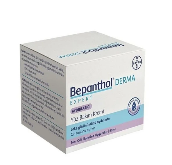 Bepanthol Derma Expert Aydınlatıcı Yüz Bakım Kremi 50 ml ürün görseli 1