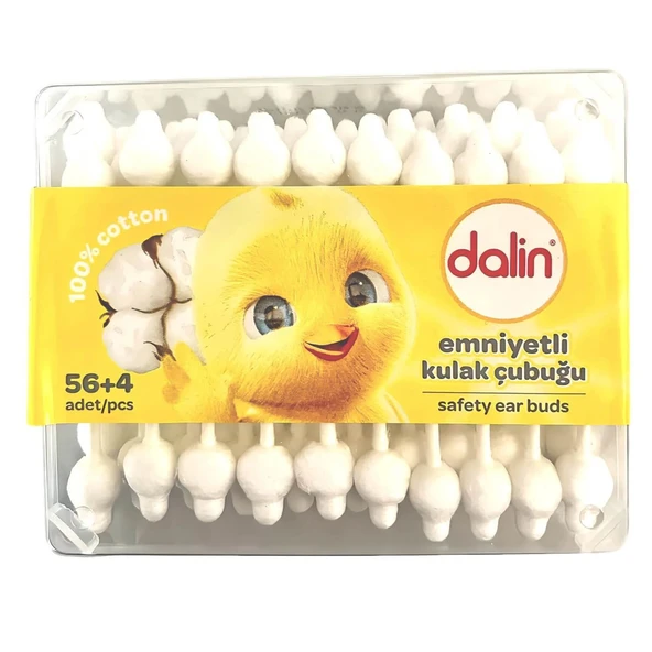 Dalin Emniyetli Kulak Çubuğu 60 Adet ürün görseli 1