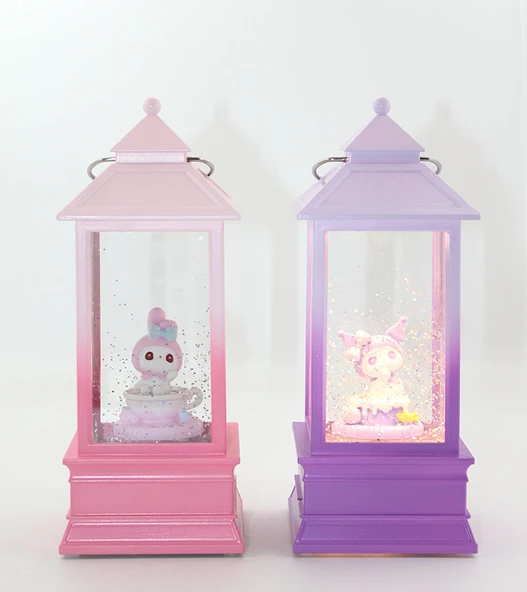 Kuromi Işıklı Müzikli Kar Küresi Model 2 ürün görseli 1
