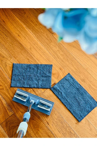 Linex Gri Renk Mandallı Mop, Mikrofiber Paspas, Hediye Paspaslı ürün görseli 1