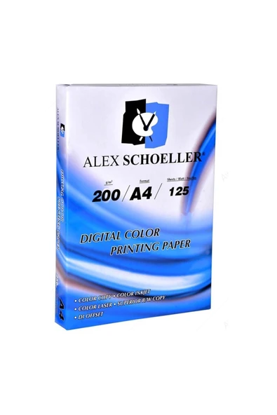 Alex Schoeller Fotokopi Kağıdı A4 200gr. 125yp. ürün görseli 1