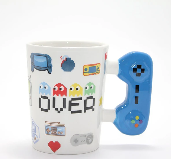 Porselen Game Over Kupa Bardak ürün görseli 1