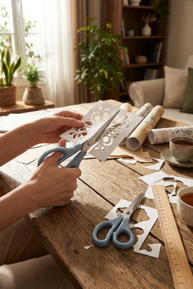 Rooc 2'li Çok Amaçlı Makas Seti – Küçük Boy Mavi, 14.5 Cm ürün görseli 1