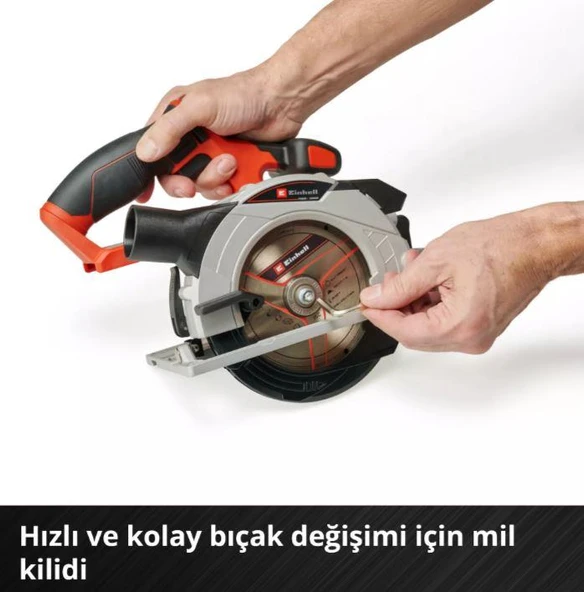Einhell TE-CS 18/150 Li - Solo Akülü Daire Testere - Resim 8