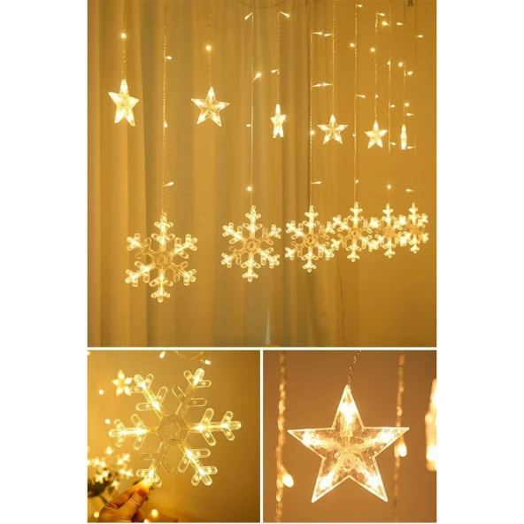 Kar Tanesi Perde LED - Resim 2