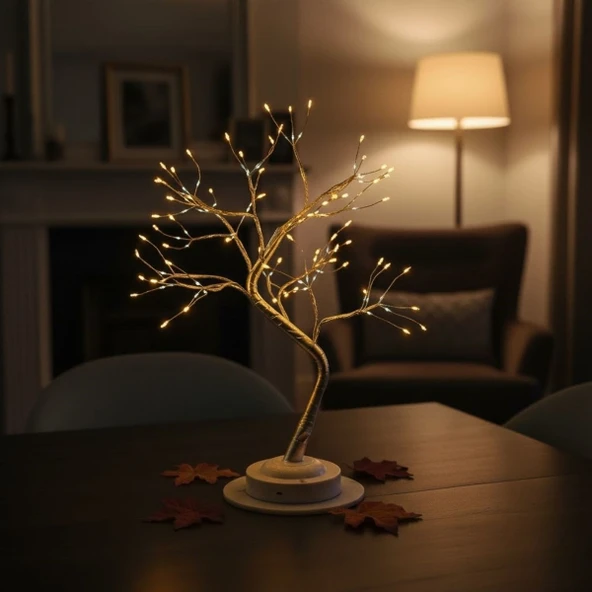 Masaüstü Peri LED Ağaç Lamba - Resim 2