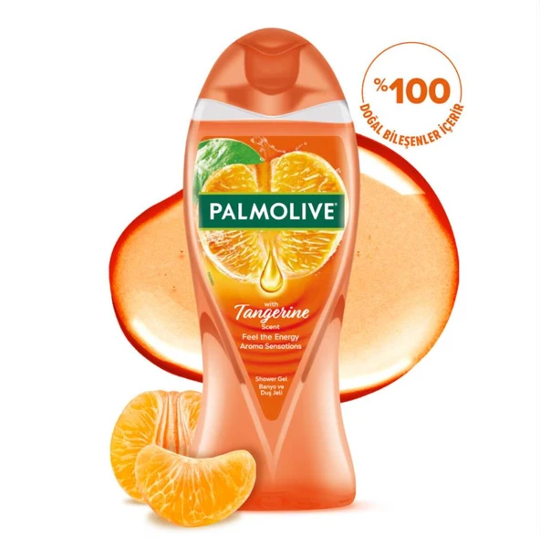 Palmolive Tangerine Feel the Energy Duş Jeli 500 ml ürün görseli 1