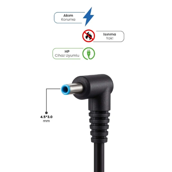 19.5V 3.33A 4.5 * 3.0mm 65W HP İçin Laptop Adaptör ürün görseli 1