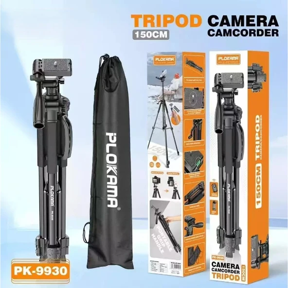150 cm Kamera Tripod - Resim 4
