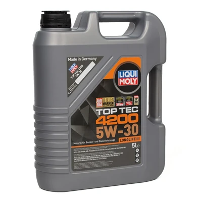 Lique Moly  5W-30 Motor Yağı Tam Sentetik Top Tec 4200 5 Litre ürün görseli 1