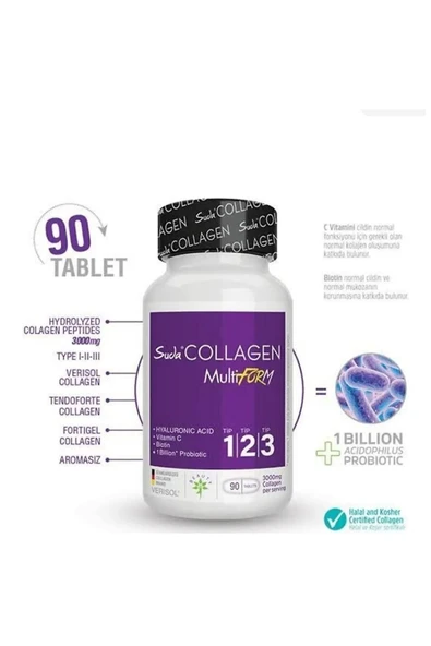 Suda Collagen Multiform 90 Tablet - Resim 3