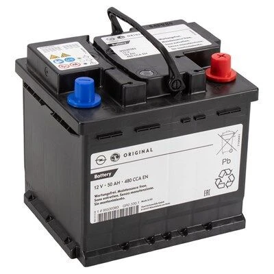 Opel Orjinal Akü 12v 50Ah Servis Ürünü ürün görseli 1