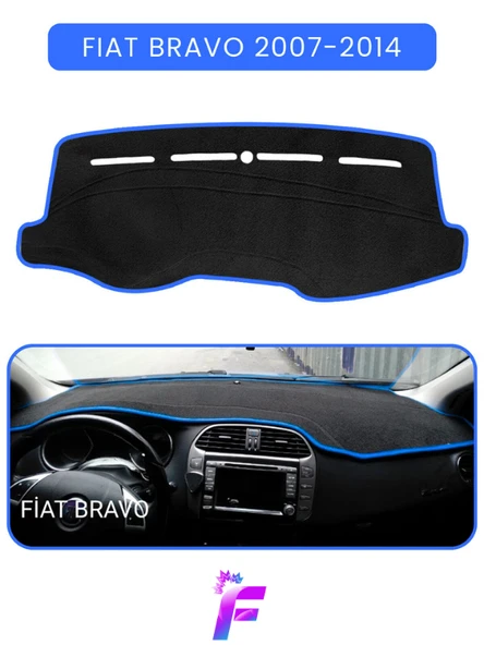 MİRCEM FIAT BRAVO (2007-2014) Uyumlu Ön Göğüs Koruma | Hızlı ve Kolay Montaj | Kaymaz Tasarım | TA89 Mavi ürün görseli 1