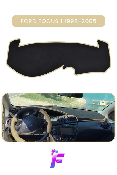 MİRCEM FORD FOCUS 1 (1998-2005) Torpido Örtüsü | Güneşten, Isıdan, Çatlamadan Korur | Oto Aksesuar | TB73 Bej ürün görseli 1