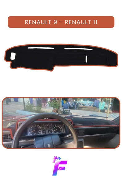 MİRCEM RENAULT 11 Uyumlu Ön Göğüs Koruma | Hızlı ve Kolay Montaj | Kaymaz Tasarım | Oto Aksesuar | A16 Kahverengi ürün görseli 1