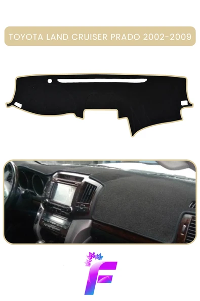 MİRCEM TOYOTA LAND CRUISER PRADO (2002-2009) Torpido Koruyucu | Güneş ve Yansımaya Karşı Kalkan | B49 Bej ürün görseli 1