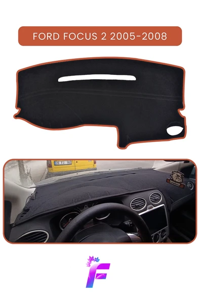 MİRCEM FORD FOCUS 2 (2005-2008) Torpido Koruyucu | Güneş ve Yansımaya Karşı Kalkan | Tam Koruma | TB82 Kahverengi ürün görseli 1