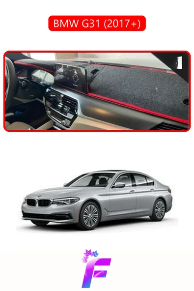 MİRCEM BMW G31  Torpido Örtüsü | Güneşten, Isıdan, Çatlamadan Korur | Oto Aksesuar | Oto Aksesuar | D21 Kırmızı ürün görseli 1